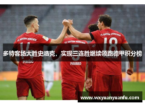 多特客场大胜史浩克，实现三连胜继续领跑德甲积分榜